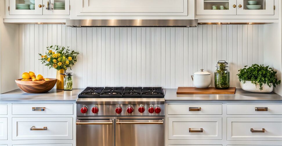 Invigorate Your Kitchen With White Shiplap Backsplash Totinos Kitchen