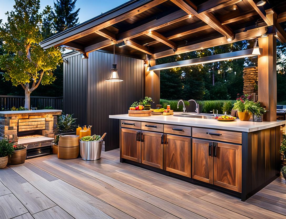 Amp Up Your Outdoor Living With A Decked Out Back Porch Kitchen ...