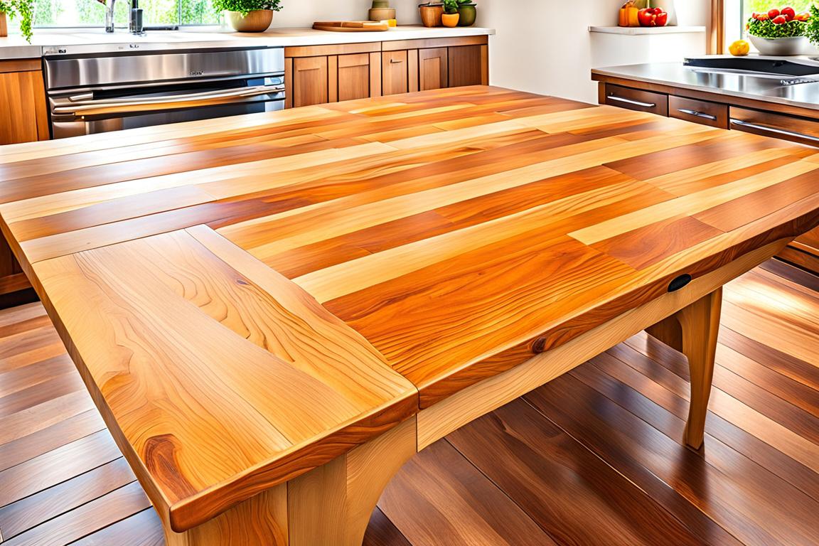 Spice Up Your Kitchen With Stunning Butcher Block Tables - Totinos Kitchen