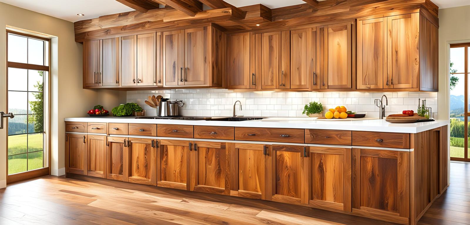 Embrace The Organic Look Of Knotty Hickory Kitchen Cabinets Totinos Kitchen