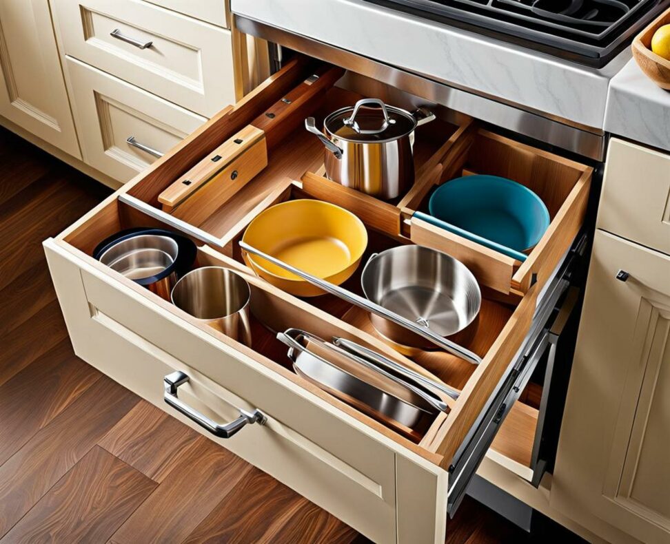 Fit More in Less: 12 Smart Storage Hacks for Your Narrow Kitchen ...